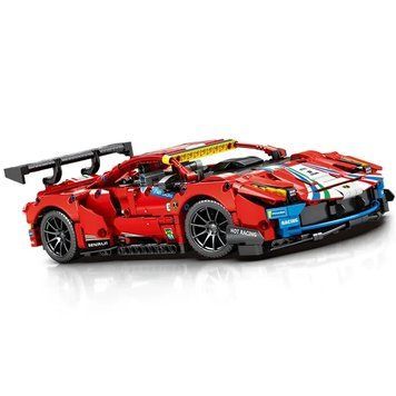 Детский конструктор Машина Ferrari Techniaue 1206 деталей Красный 38198 фото