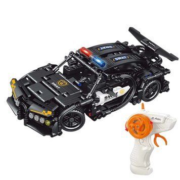 Конструктор машина на радиоуправлении Полицейский автомобиль Block RC Car 396 деталей 42591 фото