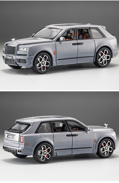 Металева машинка інерційна з ефектами Rolls-Royce Авто Експерт Сірий 43519 фото