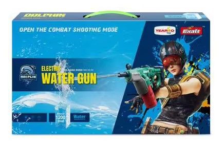 Электрический водный автомат на аккумуляторе Water Gun Dolphin Бирюзовый 35331 фото