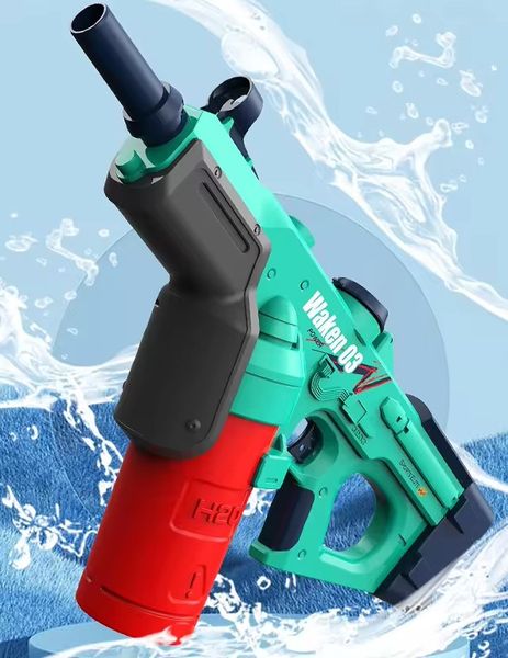 Електричний водний автомат на акумуляторі Water Gun Dolphin Бірюзовий 35331 фото