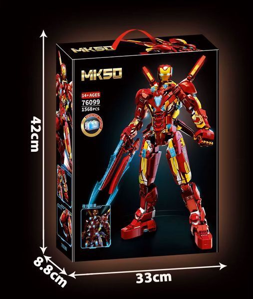 Конструктор Марвел Залізна людина MK 50 Iron Man Marvel 1568 деталей 41794 фото