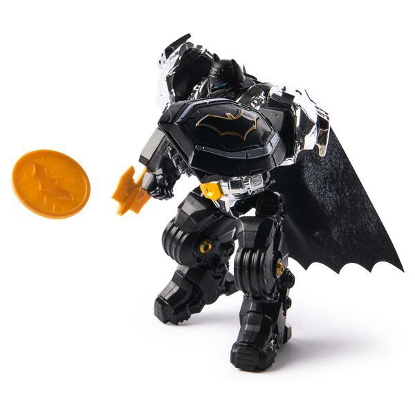 Ігрова фігурка Бетмен Batman DC Comics з роботизованим костюмом і зброєю 10 см Spin master 43669 фото