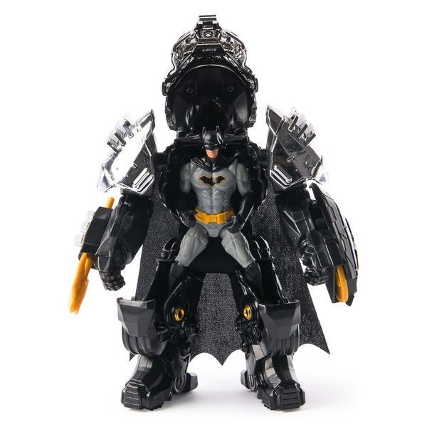 Ігрова фігурка Бетмен Batman DC Comics з роботизованим костюмом і зброєю 10 см Spin master 43669 фото