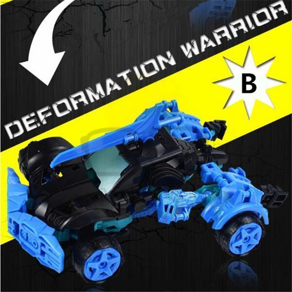 Конструктор робот трансформер "Deformation Warrior: Blue Beast" 28 см Голубой 10313 фото