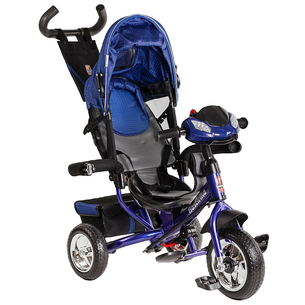 Триколісний велосипед з батьківською ручкою від 18 місяців Best Trike Синій 26349 фото