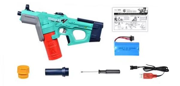 Электрический водный автомат на аккумуляторе Water Gun Dolphin Бирюзовый 35331 фото