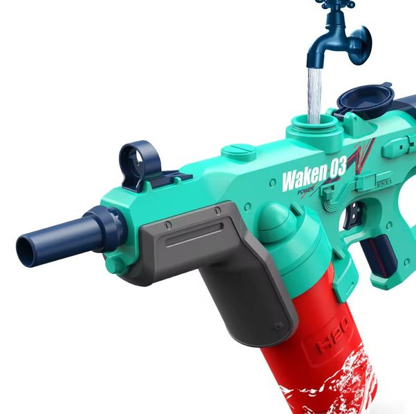 Электрический водный автомат на аккумуляторе Water Gun Dolphin Бирюзовый 35331 фото