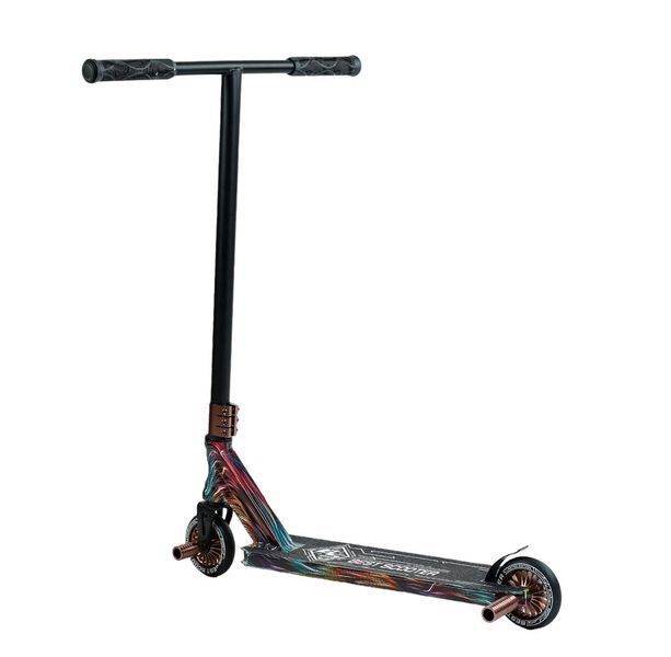 Трюковый самокат с принтом Best Scooter Черный Вид 2 26014 фото