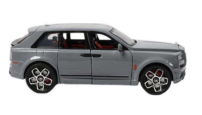 Металева машинка інерційна з ефектами Rolls-Royce Авто Експерт Сірий 43519 фото