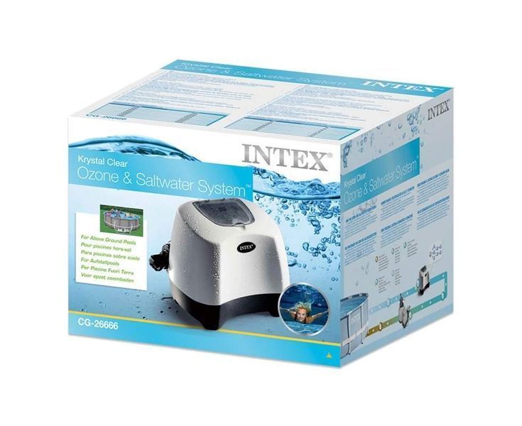 Хлоргенератор для басейну Intex Інтекс з озонатором 11 г/год об'ємом води до 56800 л 39895 фото