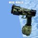 Водный пистолет электрический на аккумуляторе с прозрачным корпусом Water Gun Зеленый 40598 фото 3