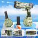 Водный пистолет электрический на аккумуляторе с прозрачным корпусом Water Gun Зеленый 40598 фото 4