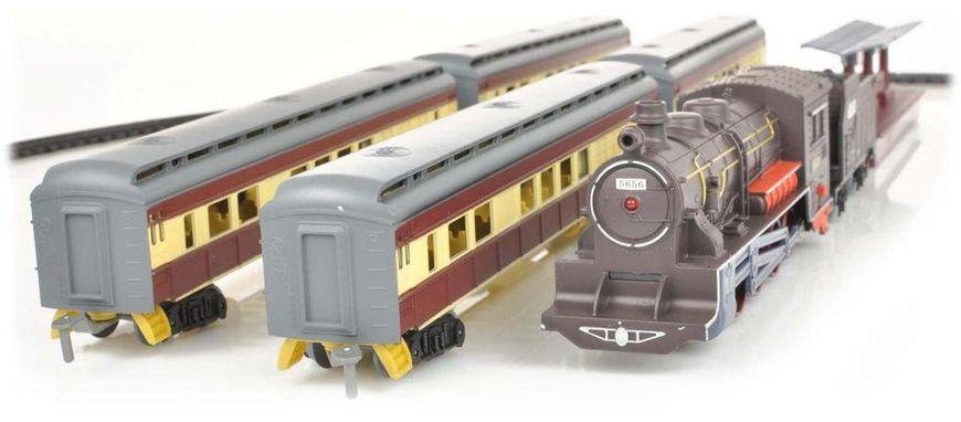 Дитяча залізниця на батарейках з ефектами Train Familial 5 вагонів 38250 фото