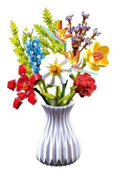 Конструктор Квіти у вазі Flowers Building Block 742 деталі 36897 фото