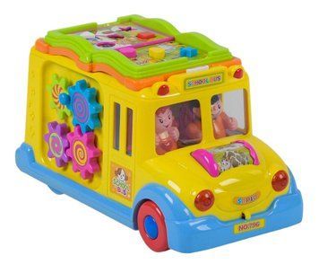 Развивающая игрушка Многофункциональный Школьный Автобус Hola Toys 32857 фото