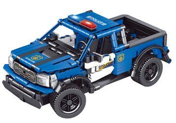 Конструктор машина на радіокеруванні Поліцейський автомобіль Пікап Block RC Car 403 деталі 42593 фото