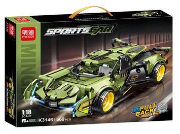 Конструктор машина Інерційний механізм Sportscar&nbsp;Mingdi 569 деталей 43421 фото