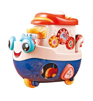 Музична багатофункціональна іграшка для малюків Кораблик сортер 30654 фото
