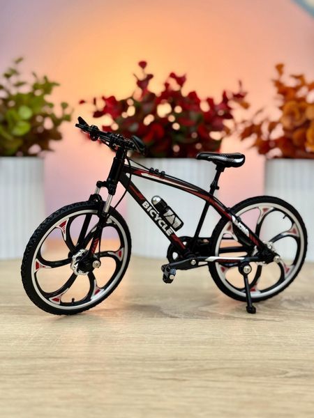 Фінгербайк Пальчиковий велосипед іграшка Fingerbike Чорний з червоним 44027 фото