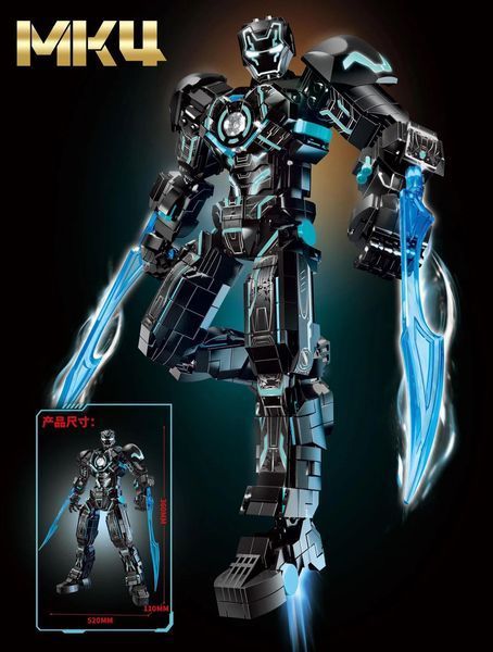 Конструктор Марвел Залізна людина Темна сторона MK 4 Iron Man Marvel 1505 деталей 41796 фото