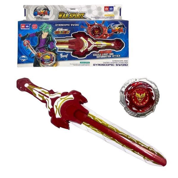 Набір Бейблейд Beyblade Комплект Дзига Меч-запускач Помаранчевий 35783 фото
