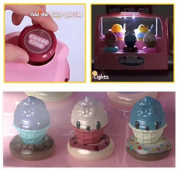 Игровой набор Кафе Ice Cream Shop с кофемашиной 28 элементов Розовый 35930 фото