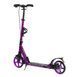 Складной самокат двухколесный с ручным дисковым тормозом и подножкой Best Scooter Factor Фиолетовый 26159 фото 2