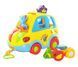 Музыкальная машинка сортер Автошка Limo Toy Желтый 31813 фото 1