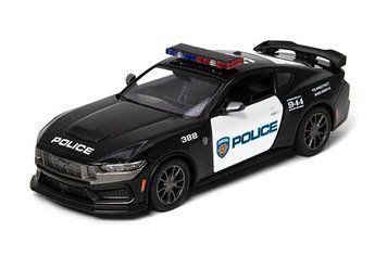 Детская инерционная машинка Полиция Police Kinsmart Черный 43772 фото