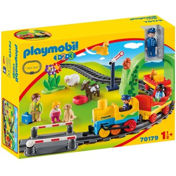 Конструктор Playmobil 1-2-3 Моя перша залізниця 31 деталь 34834 фото