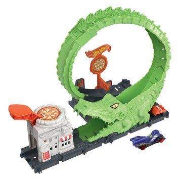 Ігровий набір Дитячий гоночний трек Хот Вілс Hot Wheels Атака алігатора 32600 фото