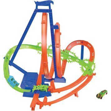 Детский гоночный трек Хот Вилс Hot Wheels Гигантская петля Безумные столкновения 36388 фото