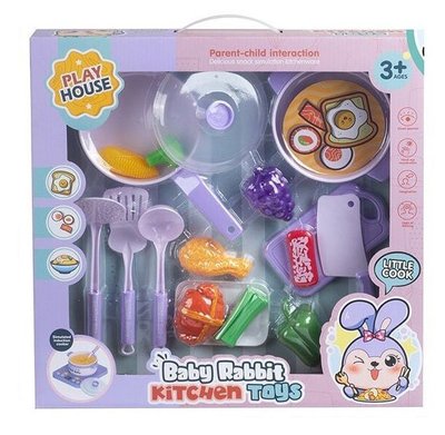 Ігровий набір дитячого посуду Baby Rabbit Kitchen Toys 31361 фото