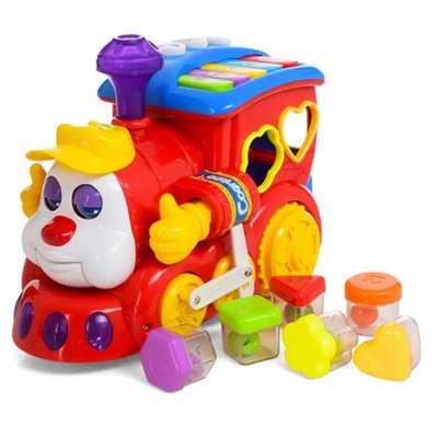 Музична іграшка Hola Toys Паровок-сортер 10747 фото