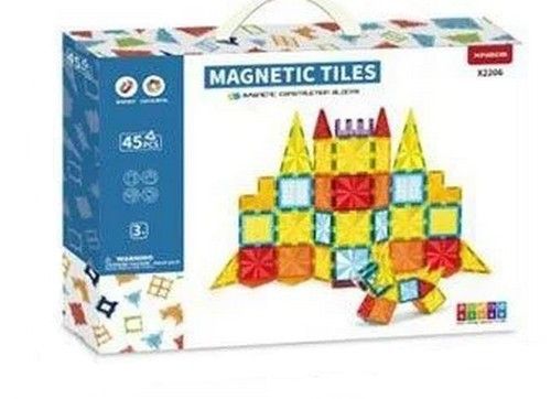 Магнітний конструктор Мagnetic Tiles 45 деталей 34984 фото