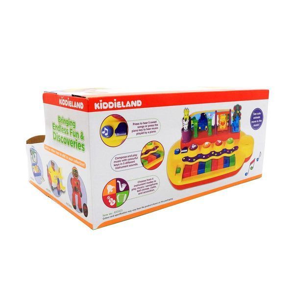 Игрушечное пианино Kiddieland Зверята на качелях 28036 фото