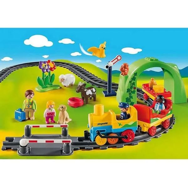 Конструктор Playmobil 1-2-3 Моя перша залізниця 31 деталь 34834 фото