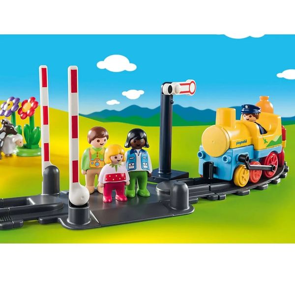 Конструктор Playmobil 1-2-3 Моя первая железная дорога 31 деталь 34834 фото