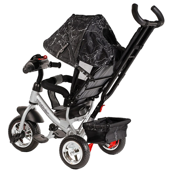 Триколісний велосипед з батьківською ручкою від 18 місяців Best Trike Чорний Вид 1 26352 фото