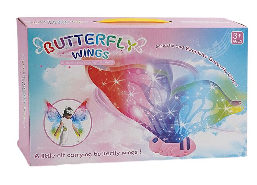 Детские светящиеся крылья Бабочки Феи с музыкой Butterfly Wings 39 см 35982 фото