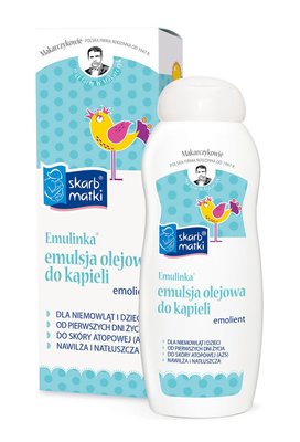Емульсія олійна для ванн для новонароджених і дітей Емулінка 250 мл Skarb Matki Польща 30688 фото