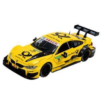 Металева машинка BMW M4 DTM з підсвічуванням і звуковими ефектами Автопром Sport Жовтий 41948 фото