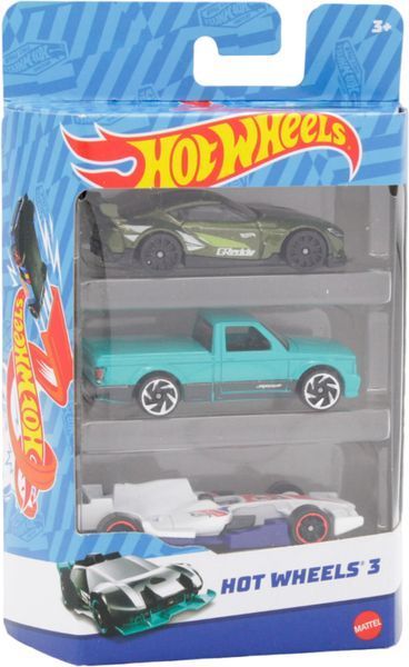 Набор машинок Хот Вилс Hot Wheels 3 шт. в ассортименте 28858 фото