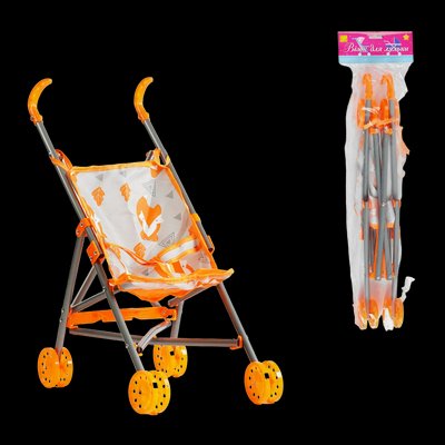 Дитяча коляска для ляльок Жовтогаряча 28878 фото