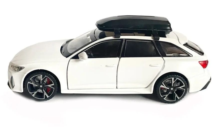 Машинка металева дитяча Audi RS6 Quattro Auto Expert Білий 32312 фото