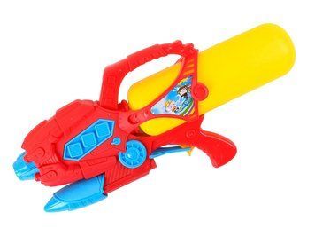 Водный пистолет бластер Water Gun TK Group 42 см Красный с желтым 29125 фото