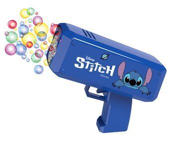 Пистолет с мыльными пузырями на батарейках Bubble Gun Stitch Синий 38851 фото