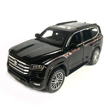 Металева машинка інерційна з ефектами Toyota Land Cruiser 300 Auto Expert Чорний 36751 фото