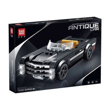Конструктор машинка Antique Car 317 деталей Чорний 39350 фото